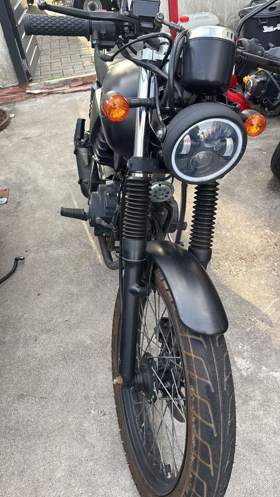 Hanway Raw 50 - Schade na omvallen, motor en versnelling per, Ophalen