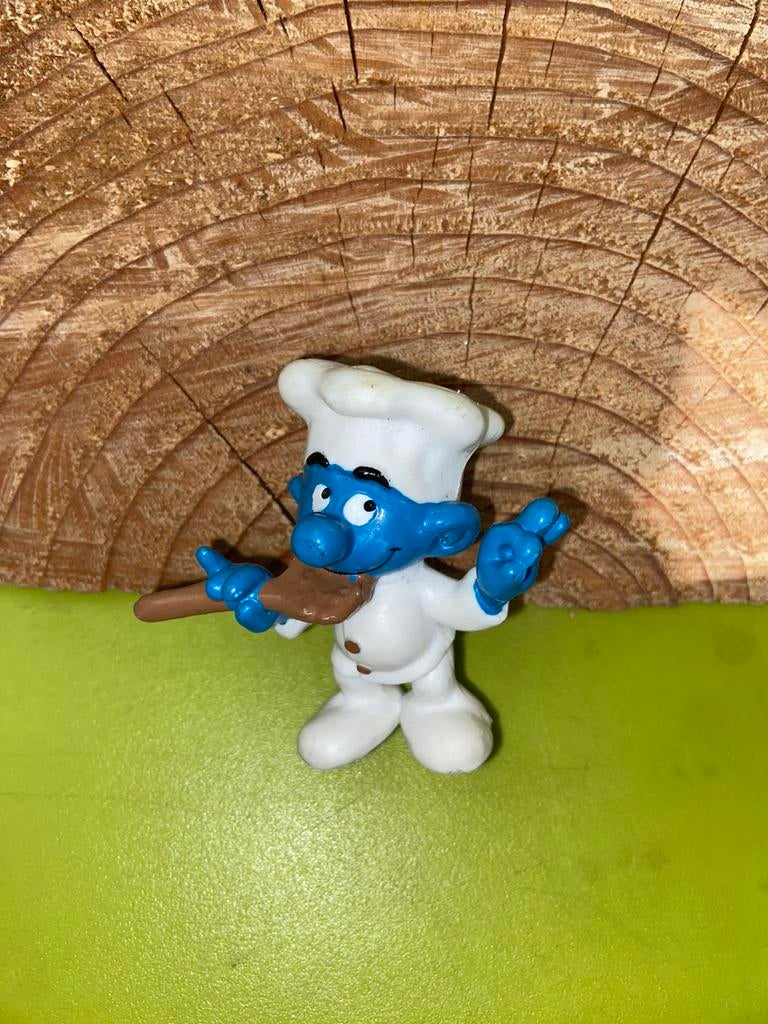 Smurfen kok smurf met lepel, Verzamelen, Ophalen of Verzenden, Zo goed als nieuw