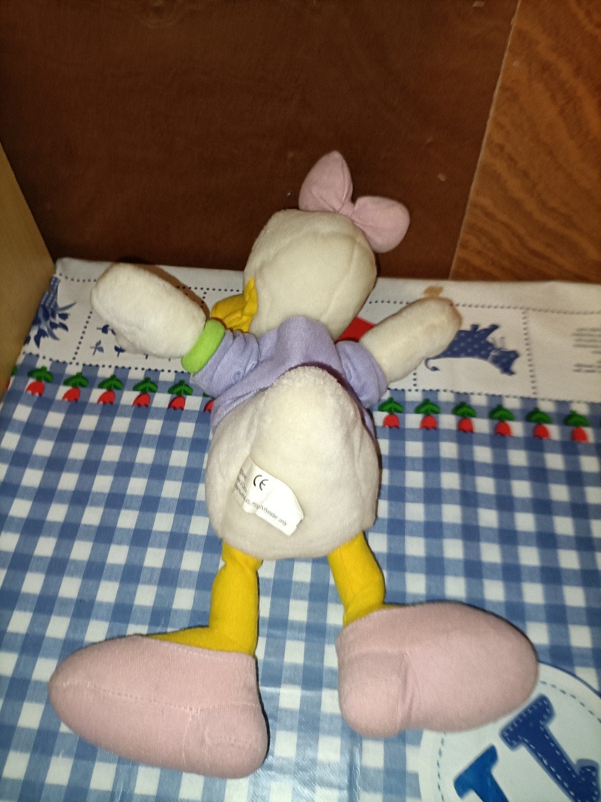 Katrien knuffel vriendin van Donald Duck Disney 33 cm, Ophalen of Verzenden, Gebruikt, Overige typen