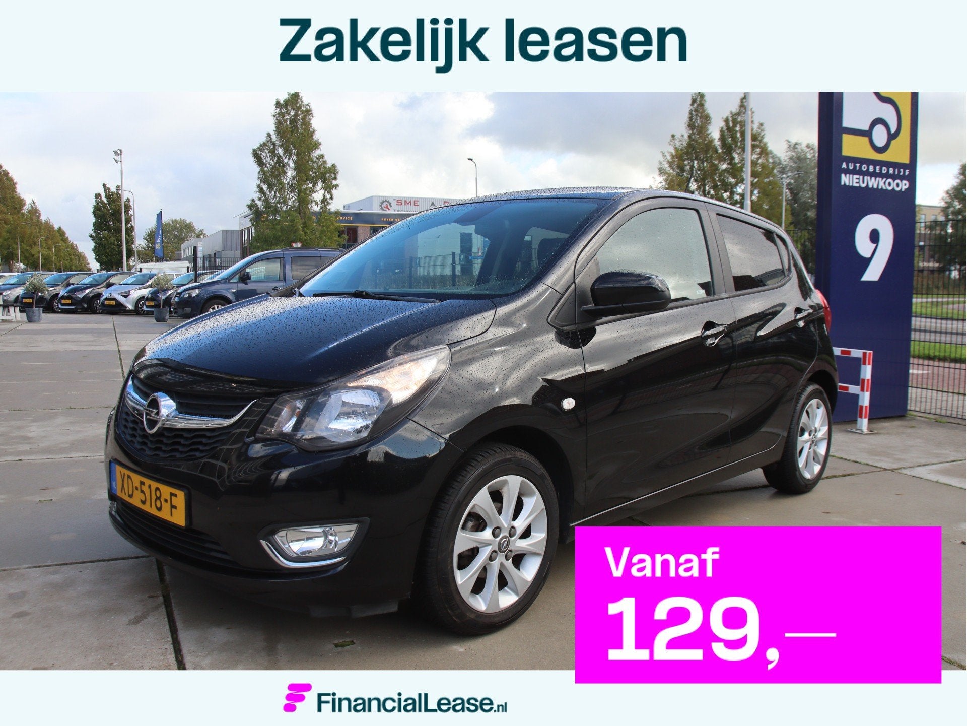 Opel KARL 1.0 ecoFLEX Innovation Stoel- & Stuurvw, Carplay,, Voorwielaandrijving, 839 kg, Gebruikt, Leder en Stof