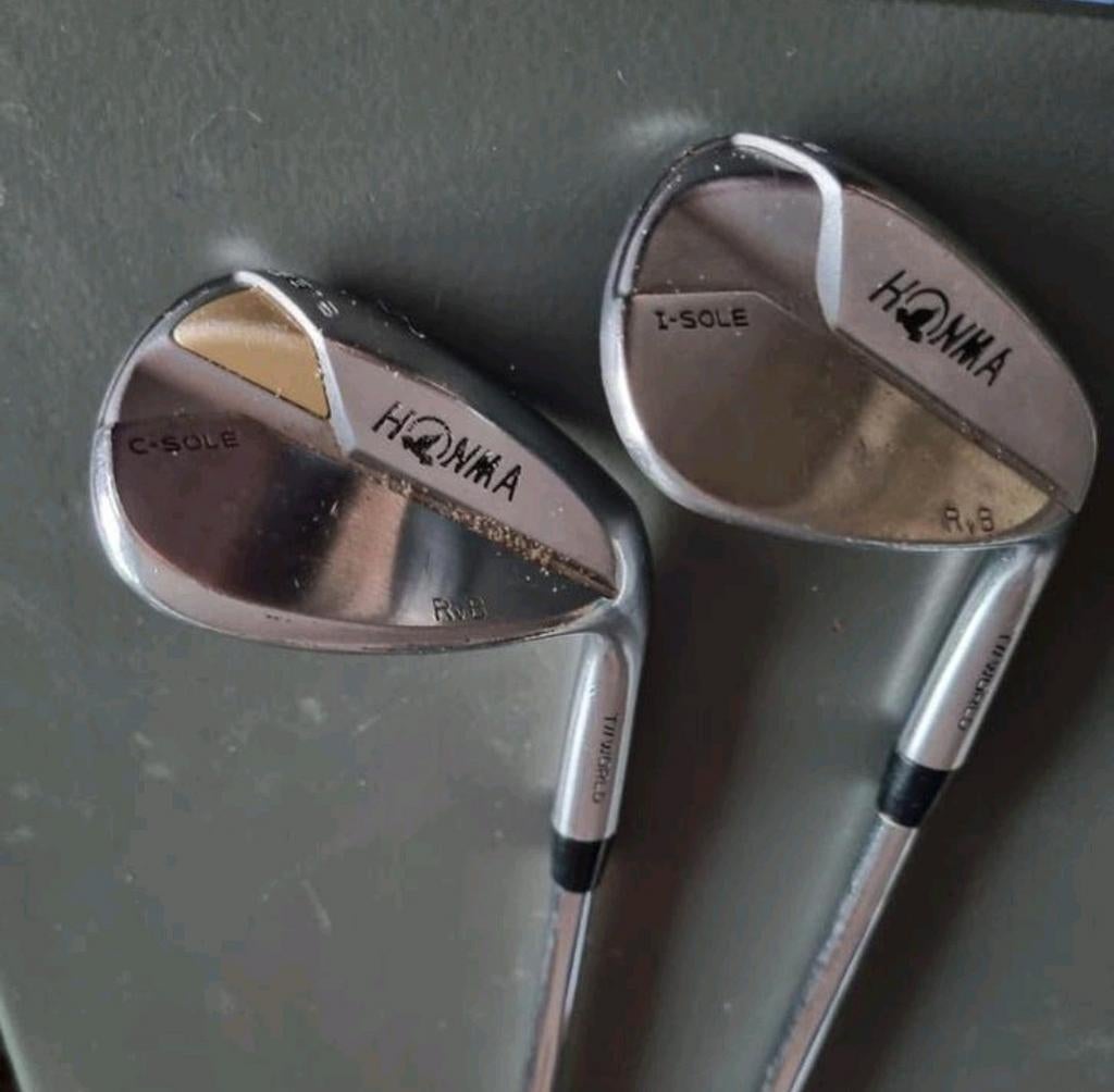 Honma T//World C-Sole 58⁰ & T-sole 52⁰ wedges, nieuwstaat., Sport en Fitness, Golf, Zo goed als nieuw, Club, Overige merken, Ophalen of Verzenden