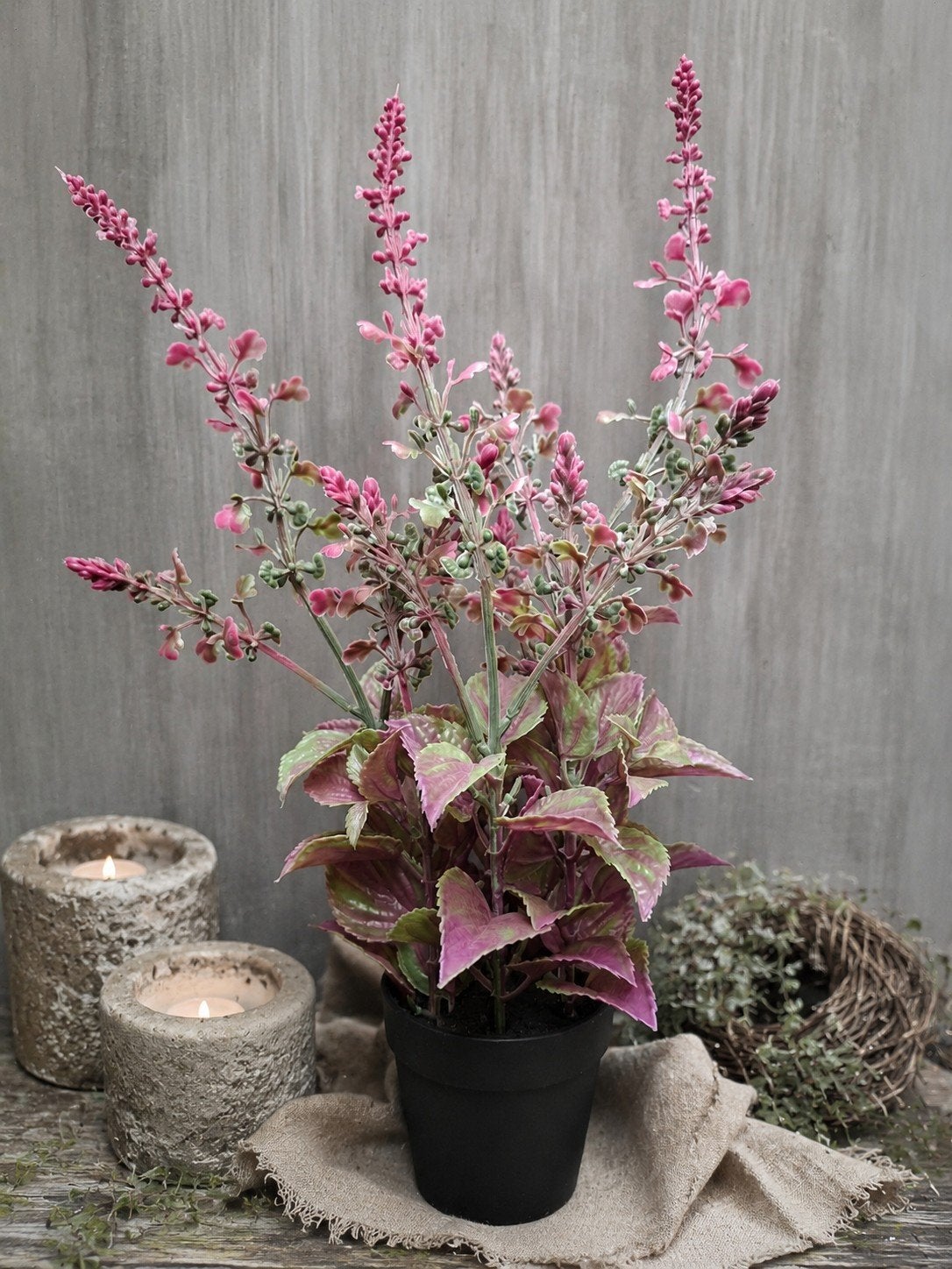mooie kunst salvia/ lavendel, Ophalen of Verzenden, Zo goed als nieuw