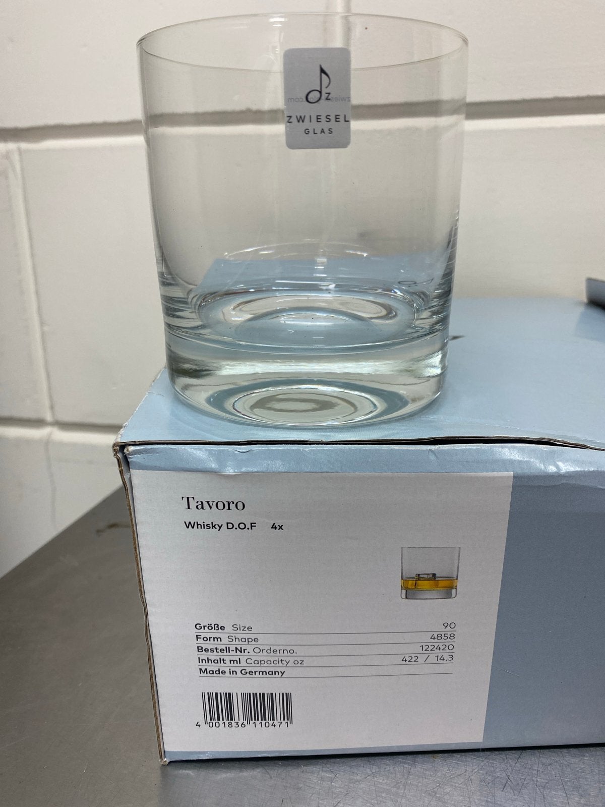 3x Nieuwe Zwiesel Glas Tavaro Whisky D.O.F. Glazen, Glas of Glazen, Overige merken, Onbekend, Nieuw