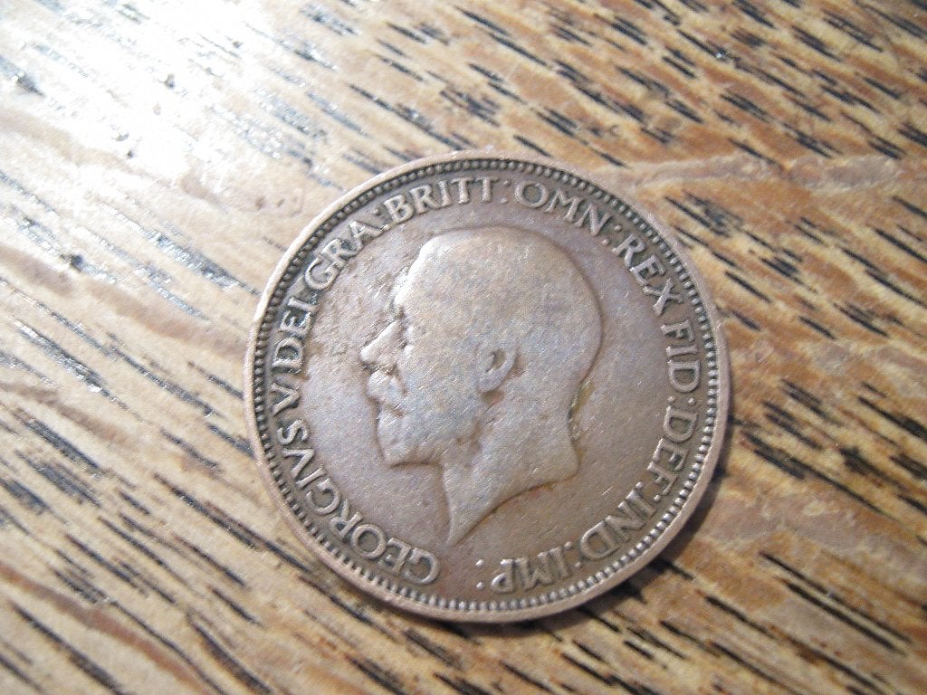 Engeland 1/2 Penny 1930 koning George V #167, Ophalen of Verzenden, Overige landen, Losse munt