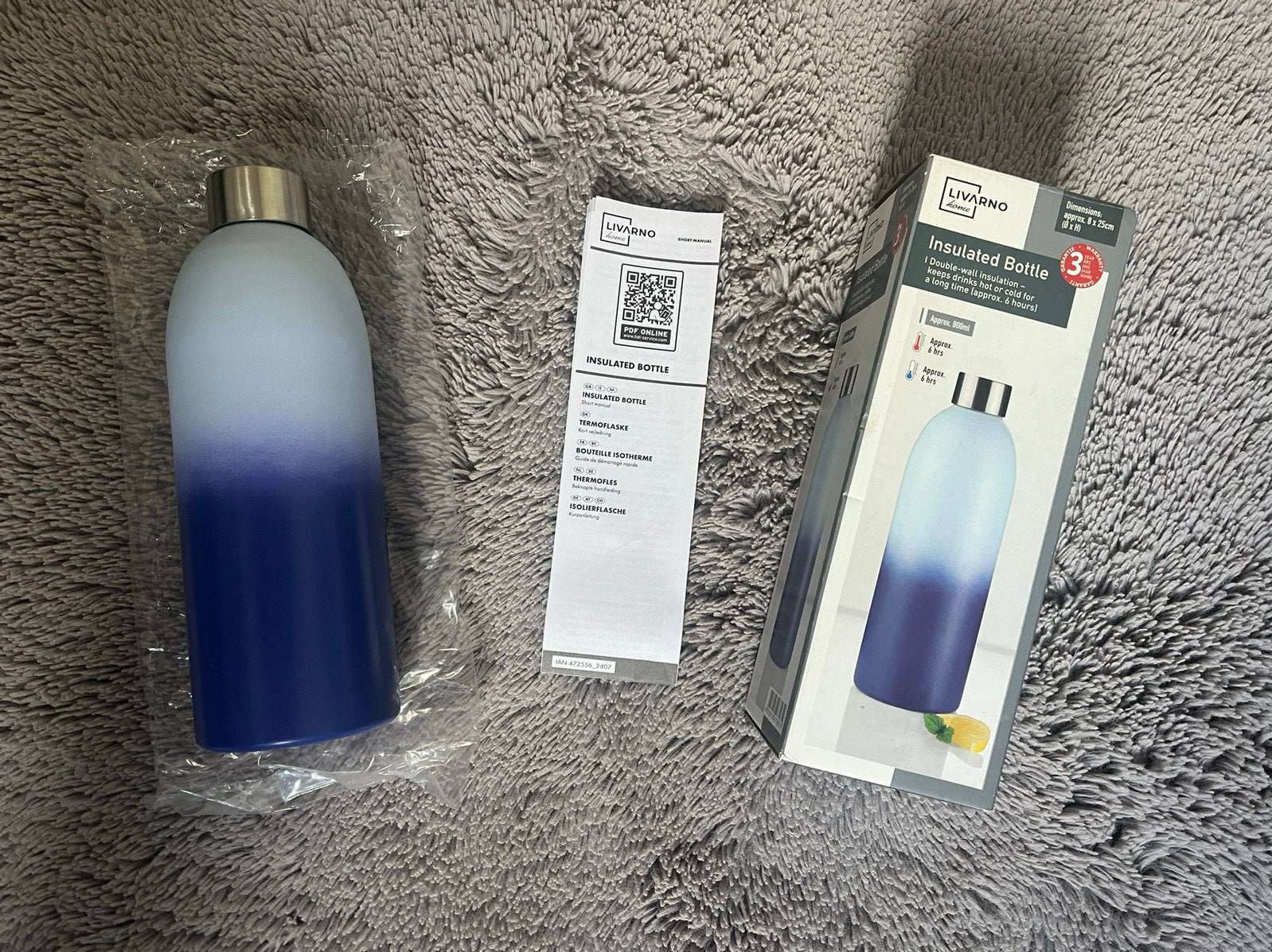 Geïsoleerde fles, Ophalen of Verzenden, Zo goed als nieuw
