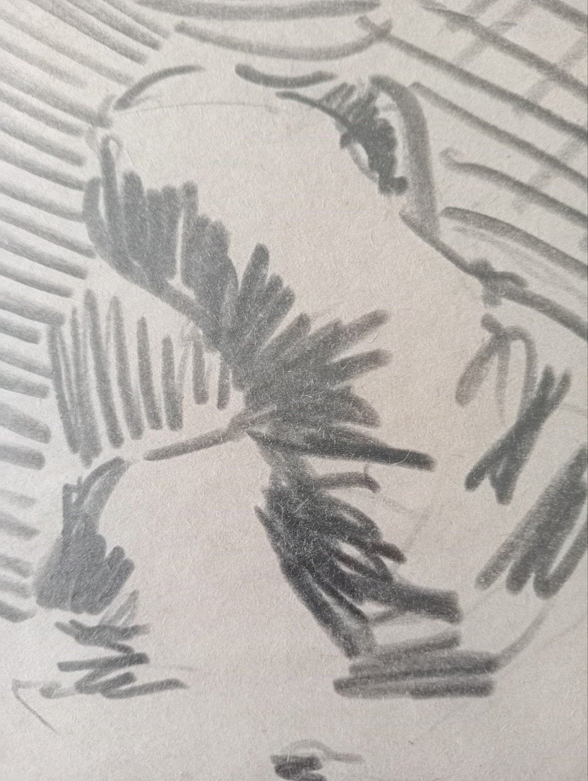Tekening van een hand jaren 90, Ophalen of Verzenden