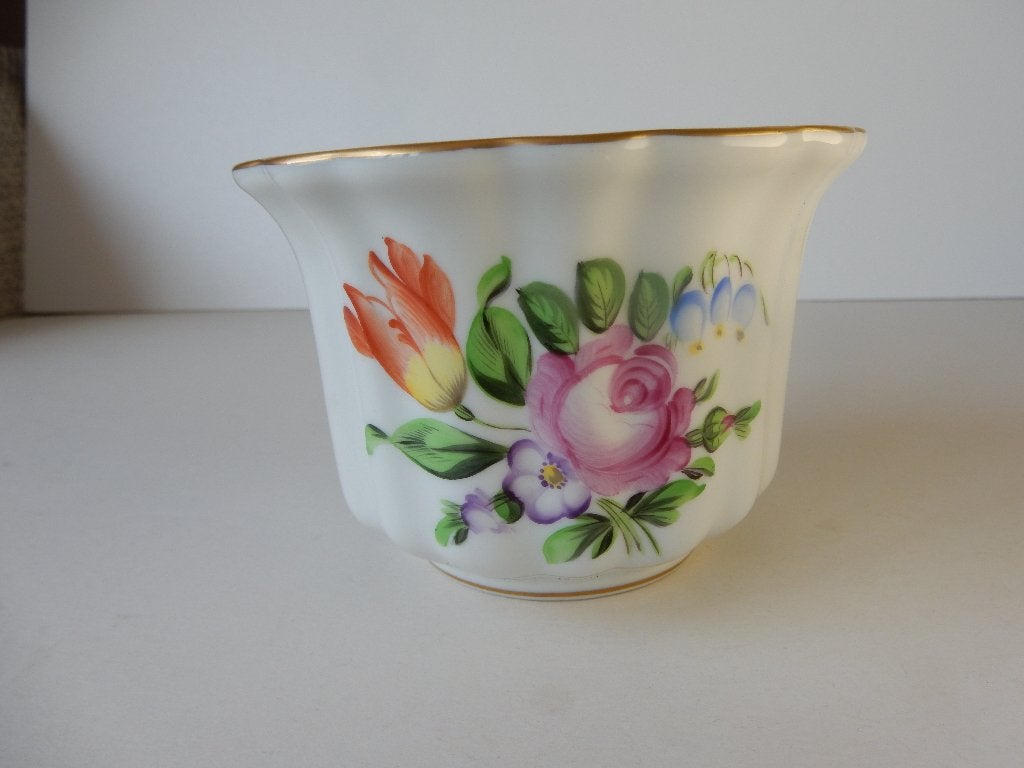 Herend bloempotje cachepotje tulp, Ophalen of Verzenden