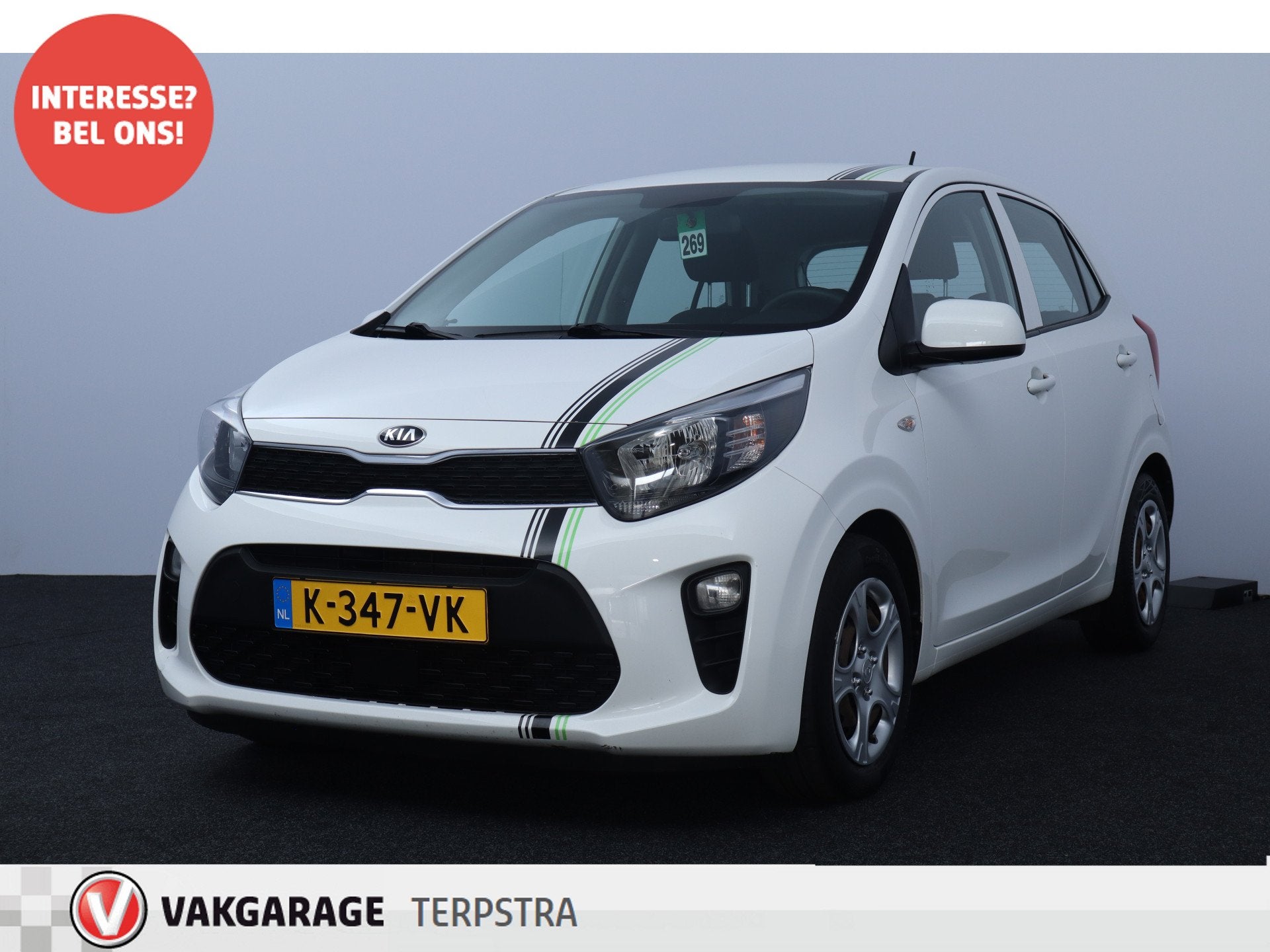 Kia Picanto 1.0 DPi ComfortLine 5p /5-Drs /DAB+! /Airco /Cru, Auto's, Voorwielaandrijving, Stof, Gebruikt, Start-stop-systeem