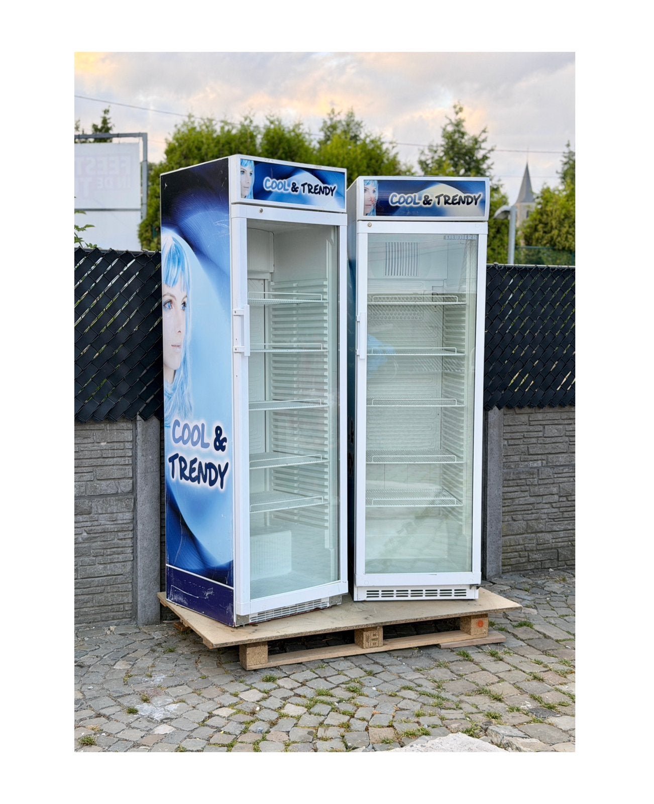 2 koelvitrine LIEBHERR professionele drankekoelkast, Ophalen, Gebruikt