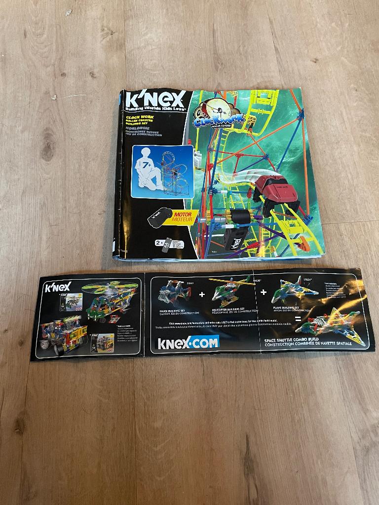Knexx achtbaan en nog een vliegtuig, Ophalen, Zo goed als nieuw, K'nex
