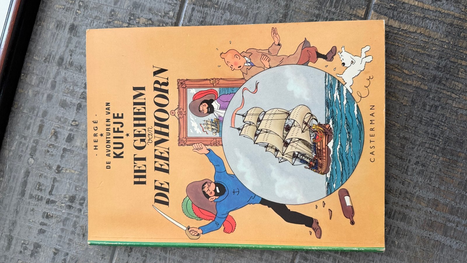 Kuifje: Het Geheim van de Eenhoorn (Casterman 1961), Eén stripboek, Ophalen of Verzenden, Gelezen