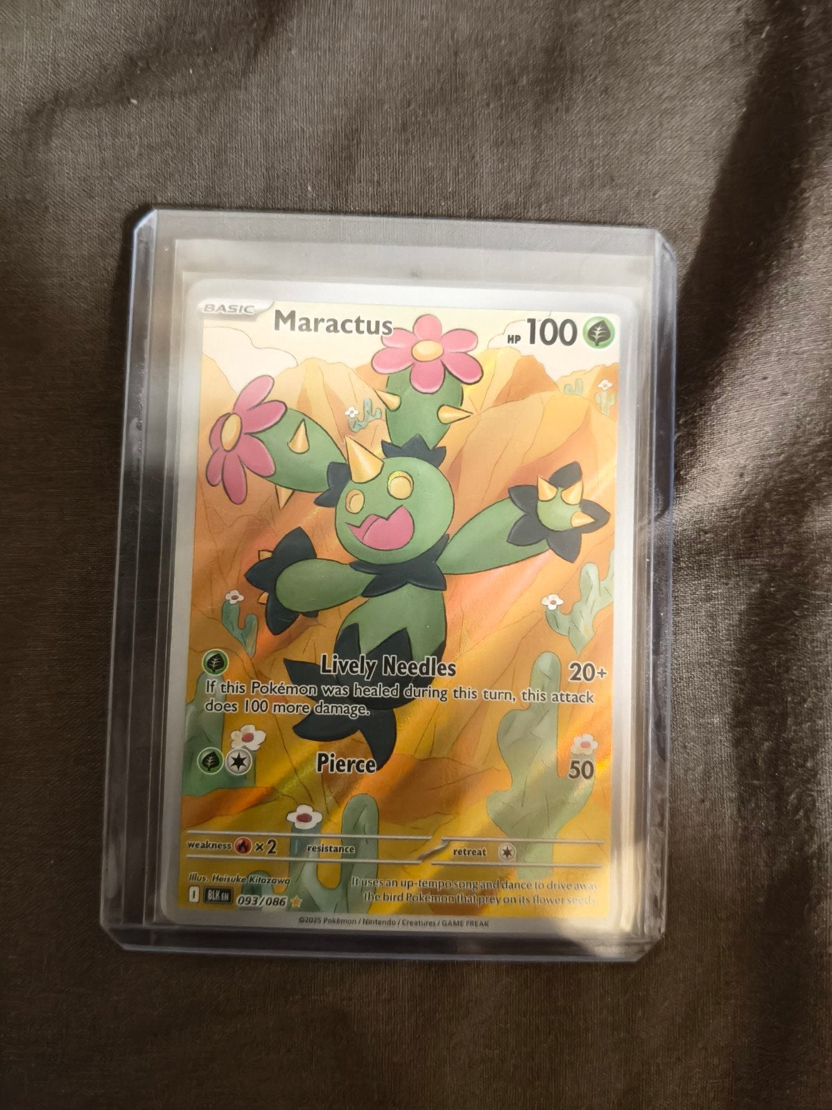 Maractus NM Black Bolt, Ophalen of Verzenden, Zo goed als nieuw, Speelkaart(en)