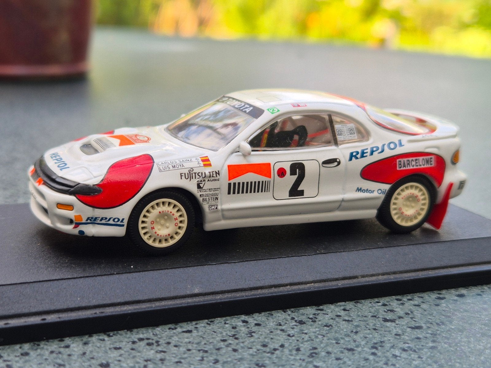 Toyota Celica GT4 rally 1:43 Trofeu, Hobby en Vrije tijd, Ophalen of Verzenden, Zo goed als nieuw, Auto, Overige merken