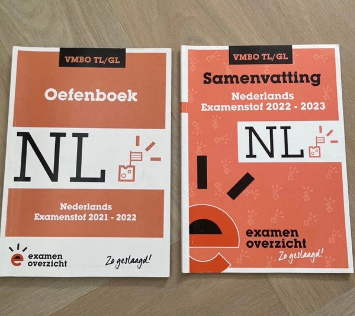Oefenboek Nederlands Examenstof VMBO TL/GL 2021-2022, Ophalen of Verzenden, Gelezen, VMBO, Nederlands
