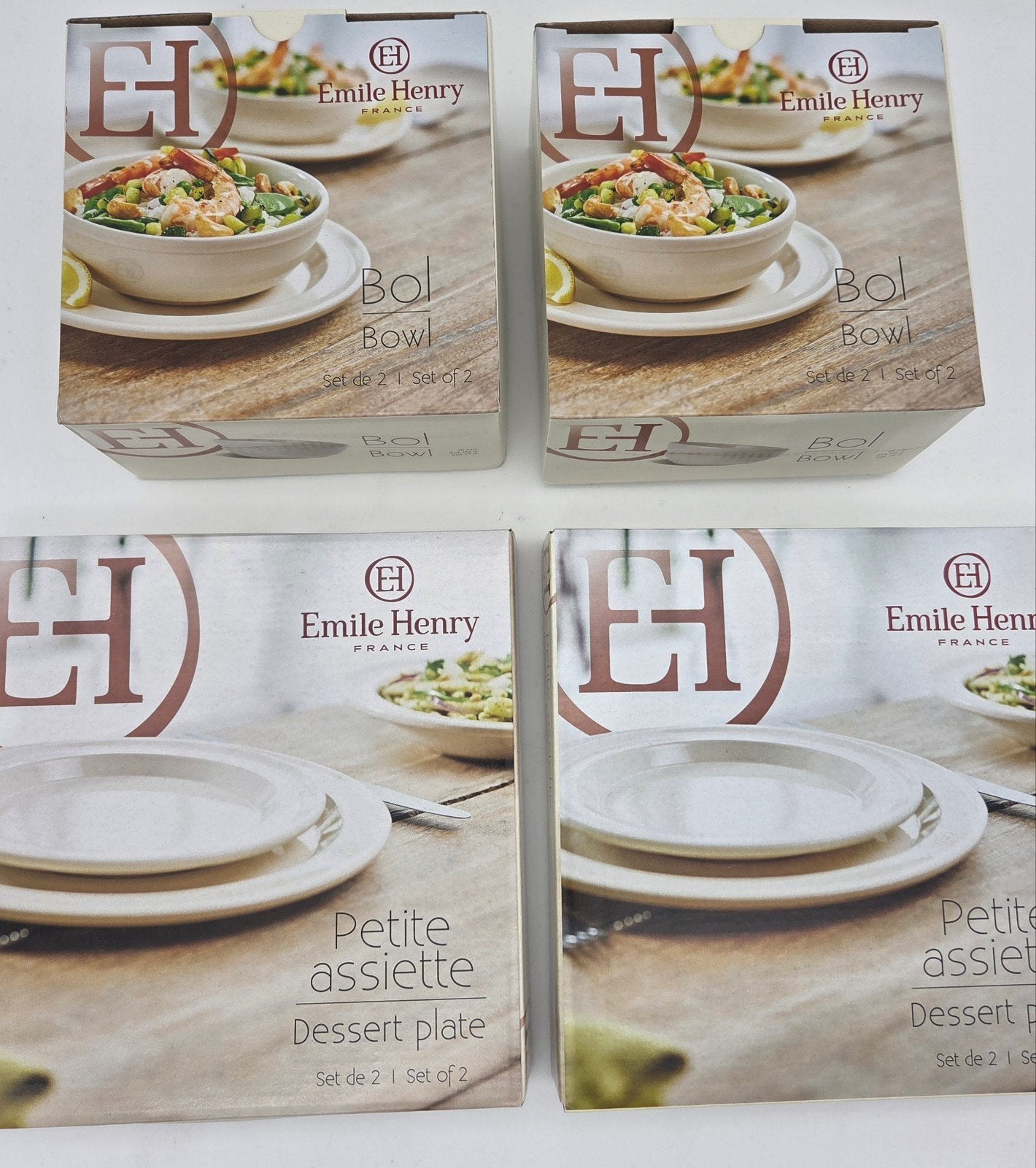 Emile Henry servies: kommen en dessertborden (per doosje), Overige merken, Keramiek, Nieuw, Ophalen of Verzenden