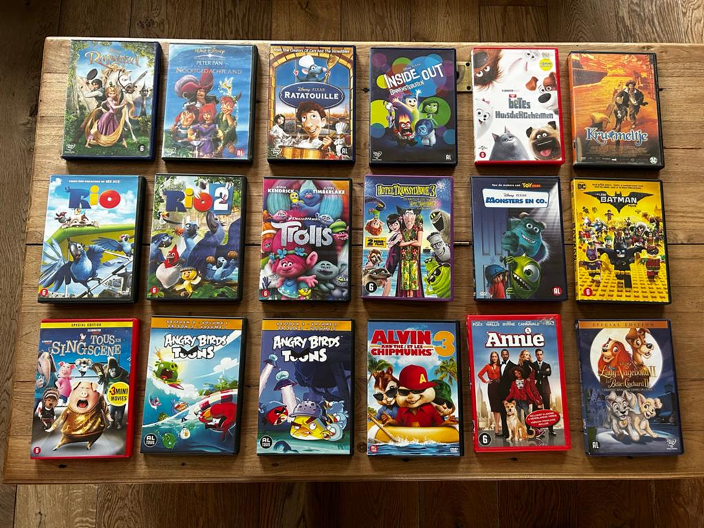 Verzameling dvd’s oa rapunzel en Disney, Ophalen of Verzenden, Zo goed als nieuw