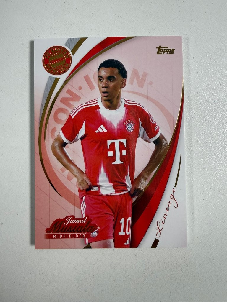 13 Jamal Musiala Topps Lineage Bayern Munchen 2025-26, Ophalen of Verzenden, Nieuw, Buitenlandse clubs, Poster, Plaatje of Sticker