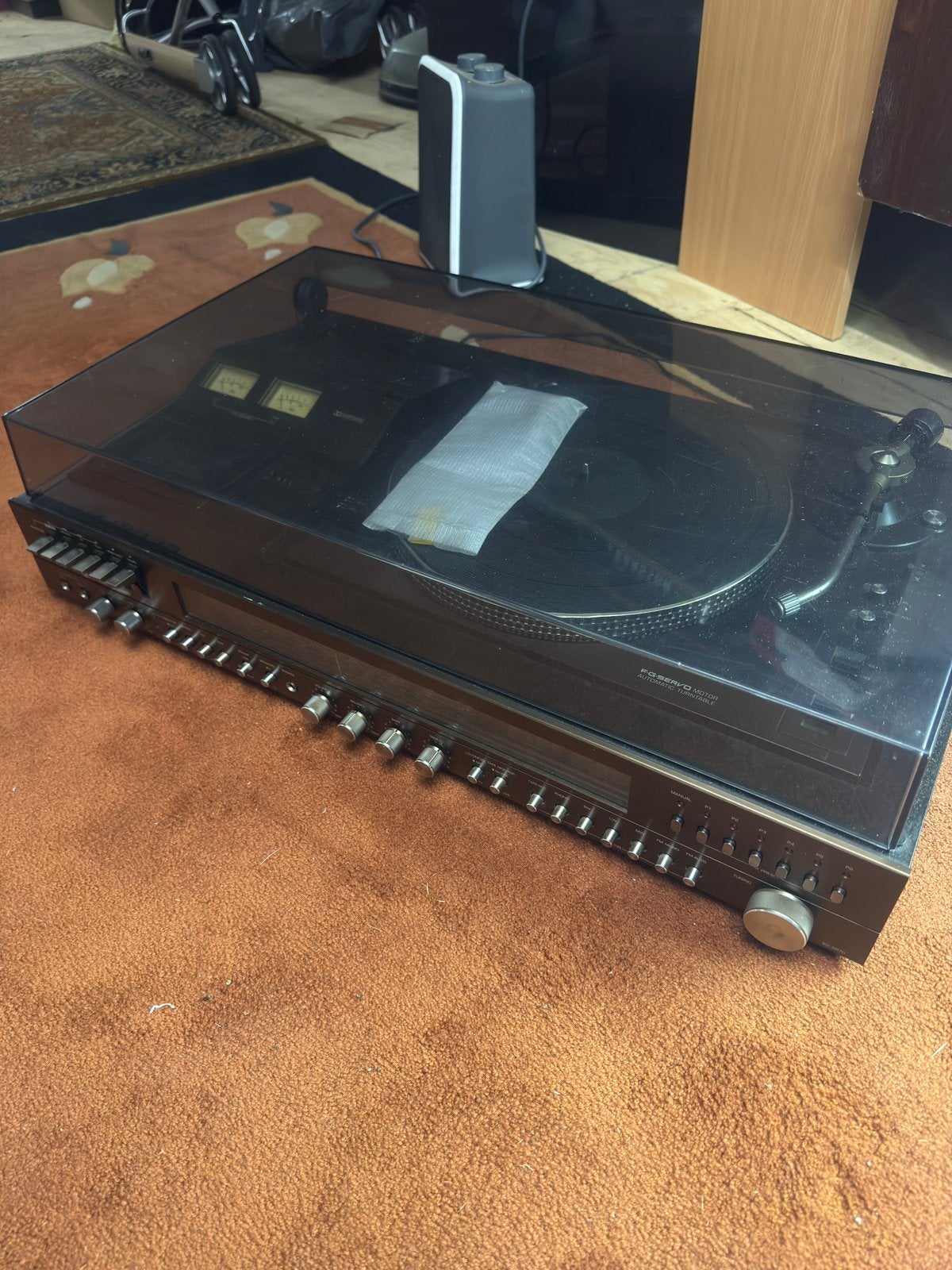 Vintage National Panasonic SG5070 Platenspeler Stereo Defect, Witgoed en Apparatuur, Ophalen, Zo goed als nieuw, Zonnebank enkelzijdig