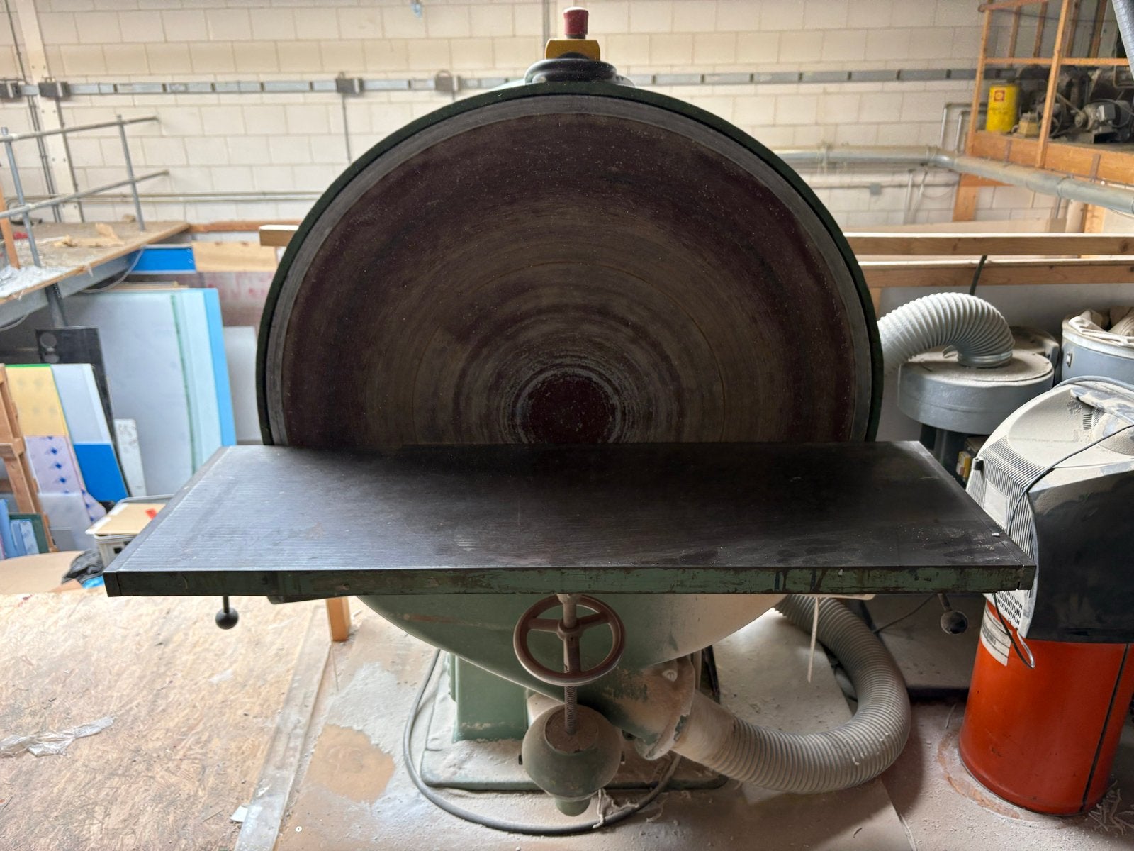 Grote Schijfschuurmachine staand - 95cm diameter, Ophalen, Gebruikt, Overige typen