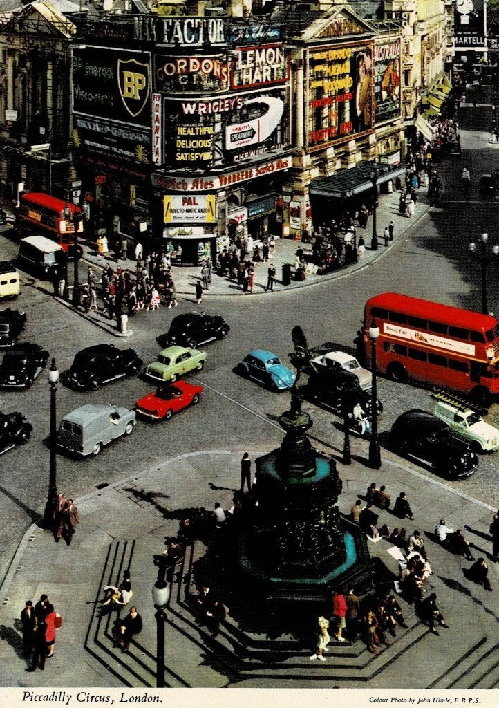 Londen, Verzamelen, Ophalen of Verzenden, 1960 tot 1980, Gelopen, Engeland