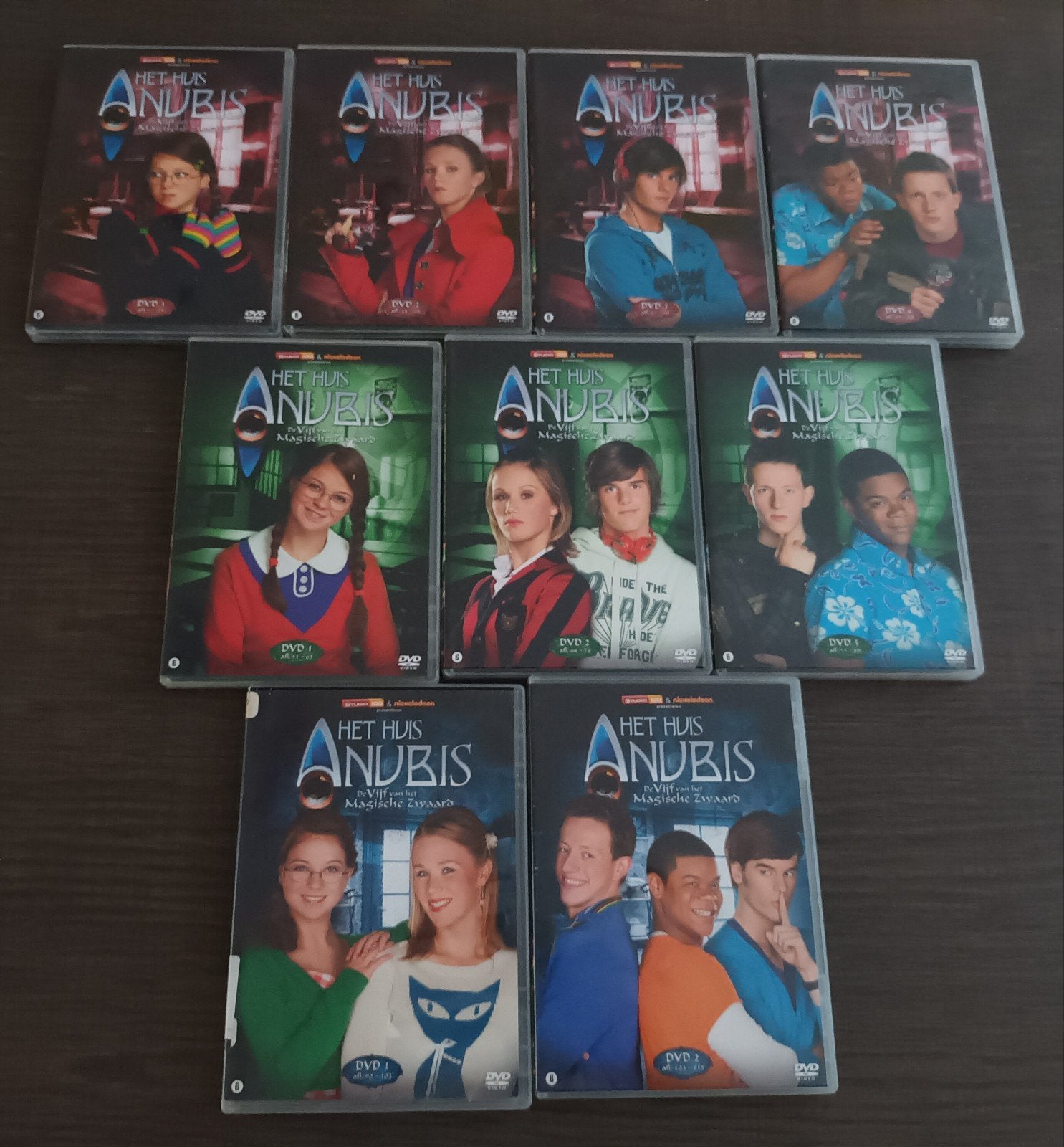 dvd pakket Het Huis van Anubis seizoen 1, 2 en 3, Cd's en Dvd's, Alle leeftijden, Ophalen of Verzenden, Zo goed als nieuw, Actie en Avontuur