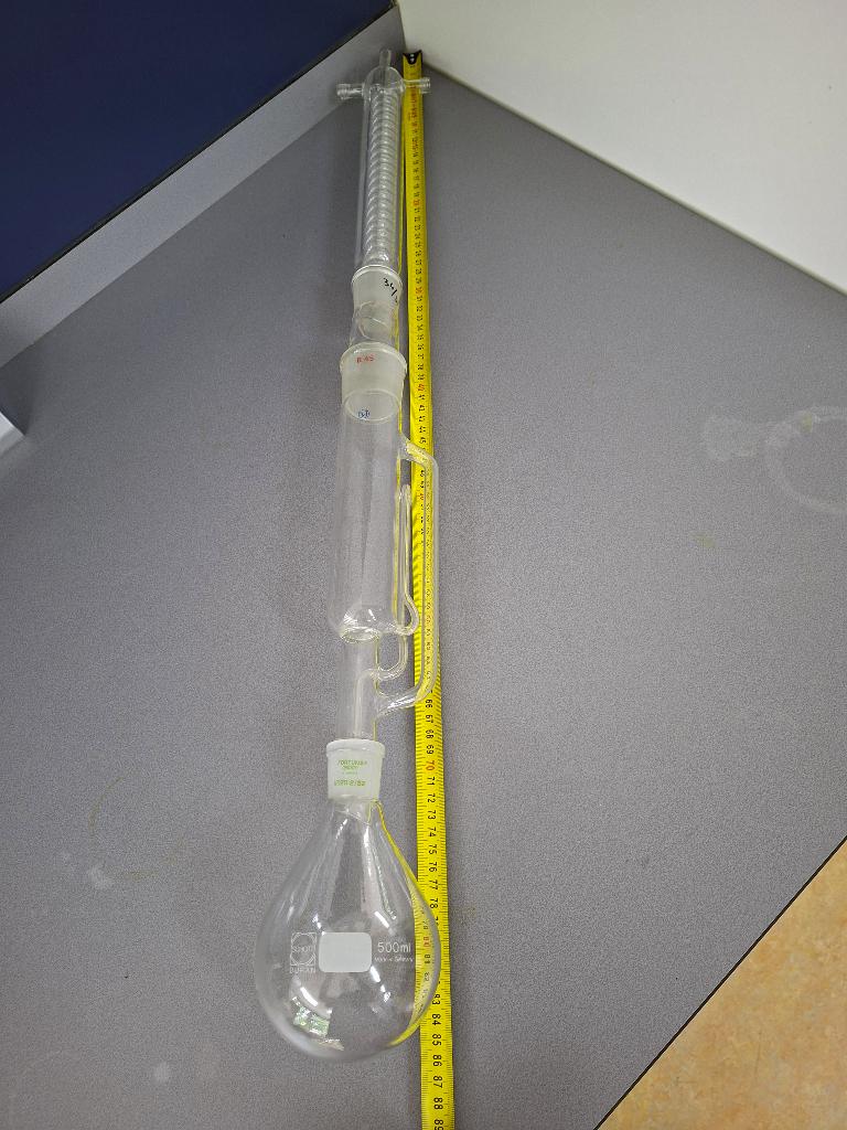 Laboratorium glas, Soxhlet apparaat, Ophalen, Gebruikt