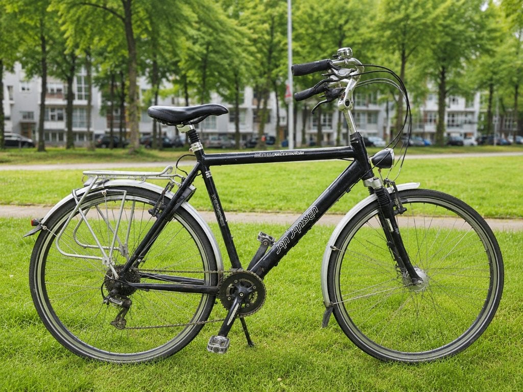 Jan Janssen herenfiets met krat, Fietsen en Brommers, Fietsen | Heren | Herenfietsen, Overige merken, Gebruikt, Versnellingen