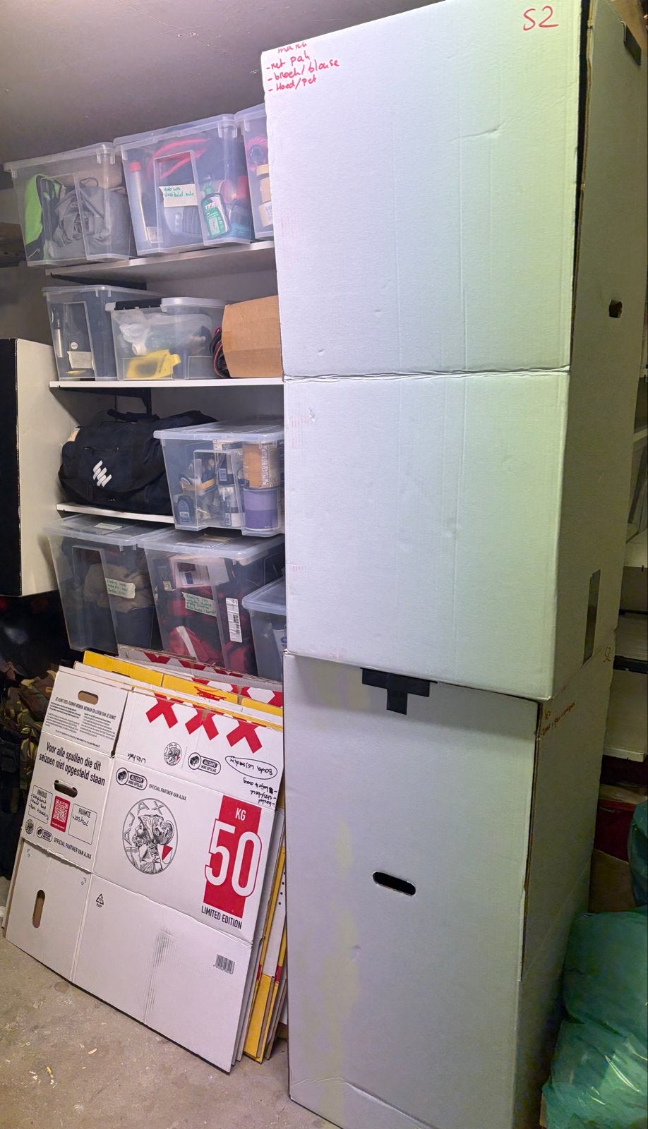 Verhuisdozen (32x L, 50kg) en Garderobedoos (2x) - ZGAN, Ophalen, Doos, 40 tot 60 cm, 50 tot 75 cm