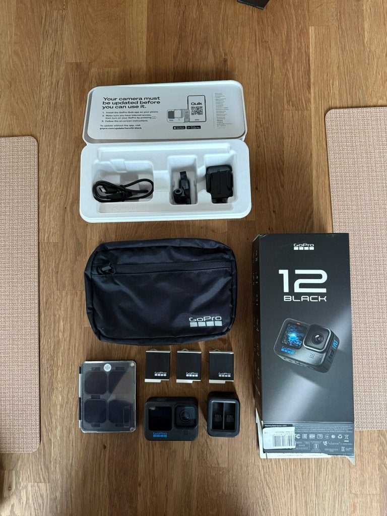 GoPro HERO12 Black met accessories, Ophalen of Verzenden, Gebruikt, GoPro