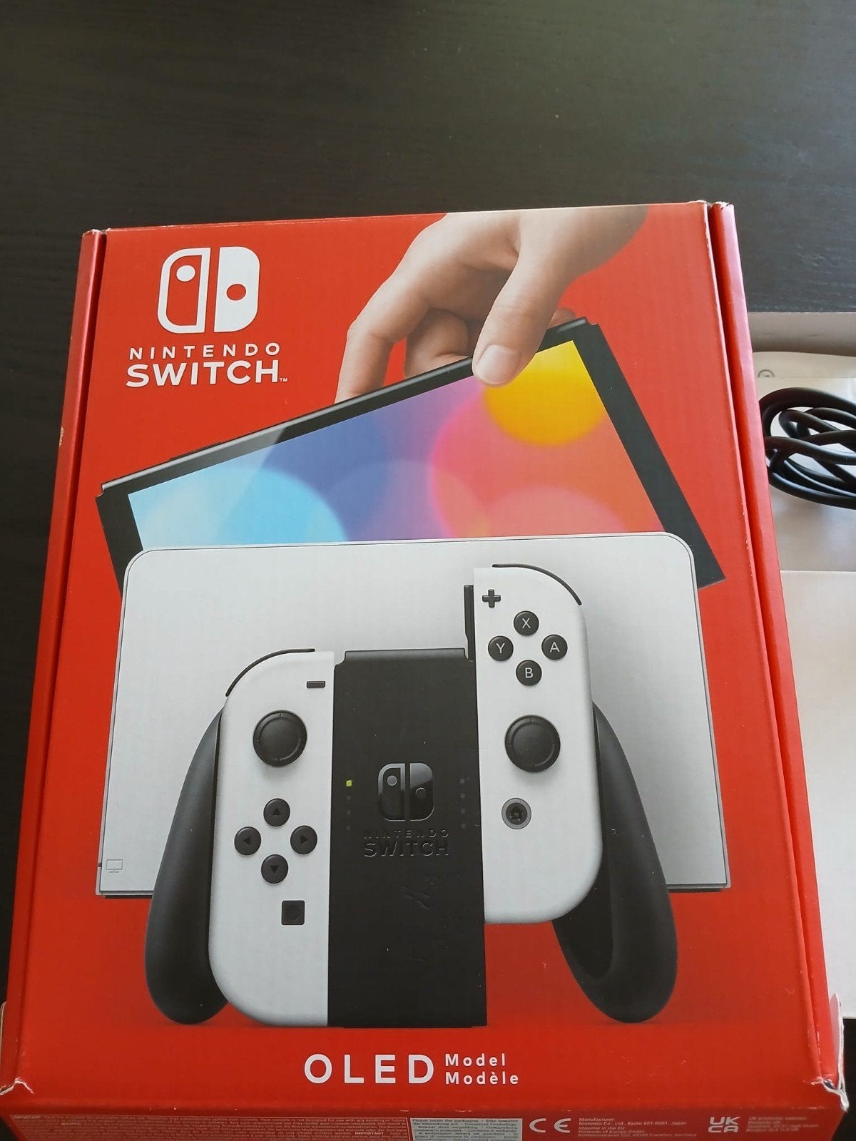 Nintendo Switch (OLED) inclusief Opbergtas, Spelcomputers en Games, Spelcomputers | Nintendo Switch, Zo goed als nieuw, Switch OLED