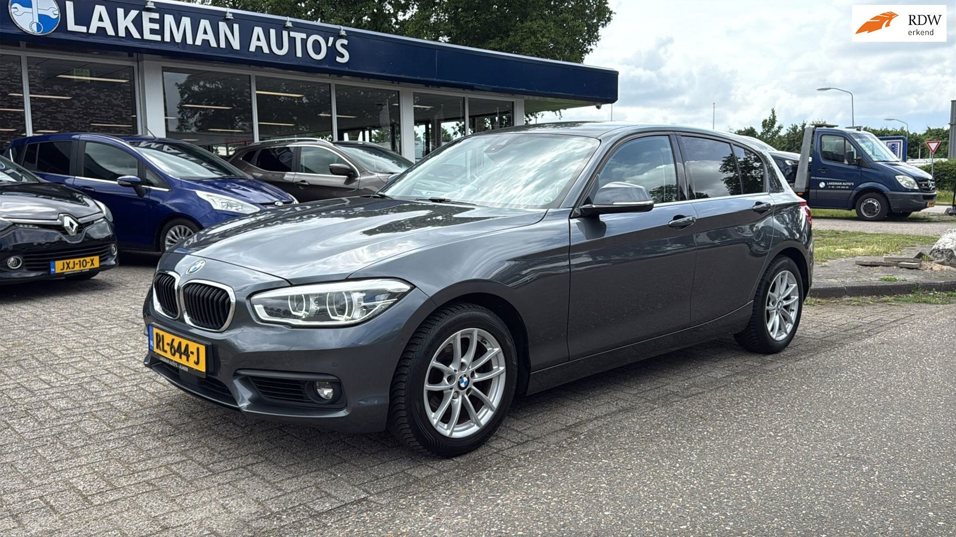 BMW 1-serie 120i High Executive Leder Navi Xenon Automaat Gr, Auto's, BMW, 1998 cc, Achterwielaandrijving, Gebruikt, Euro 6