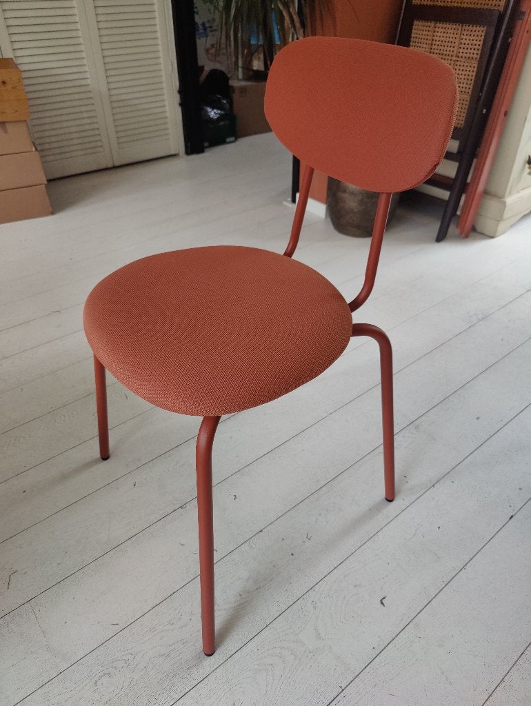Bureaustoel roze/oranje, Ophalen, Zo goed als nieuw, Oranje, Bureaustoel