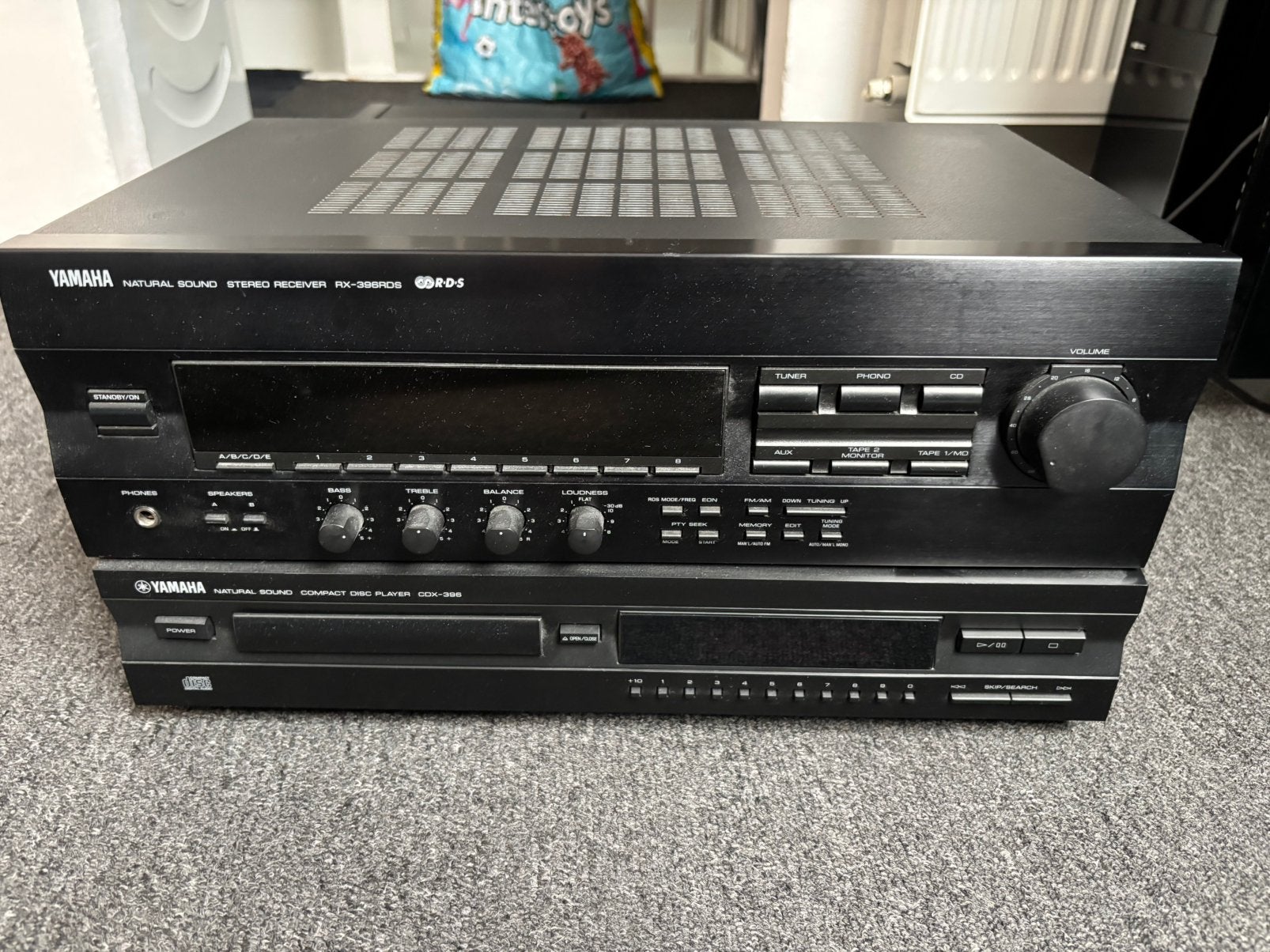 Yamaha stereo receiver RX-396RDS en de cd speler CDX-396, Ophalen, Gebruikt, Overige merken