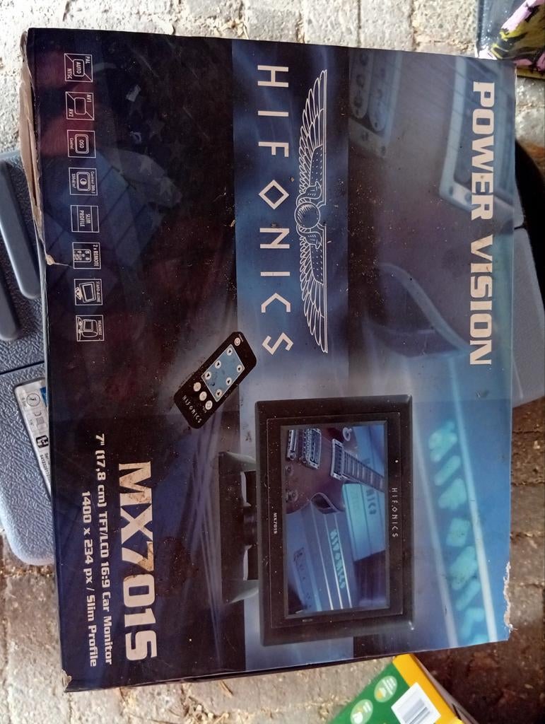 Hifonics Power Vision MX7015 7" TFT/LCD Car Monitor, Ophalen of Verzenden, Zo goed als nieuw