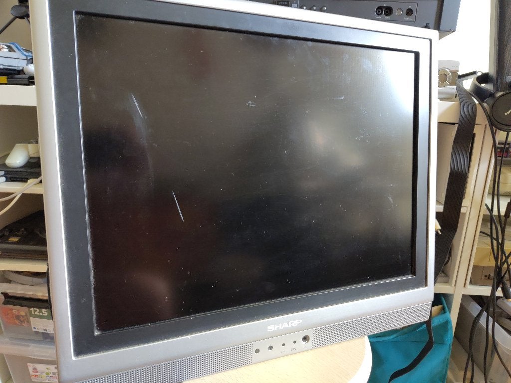 Sharp Aquos LCD EDTV, Audio, Tv en Foto, Televisies, Ophalen, Gebruikt, 50 Hz, 40 tot 60 cm