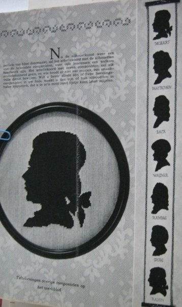 Borduurpatroon  Schellenkoord Bach / Beethoven nr 639 do, Verzenden, Nieuw, Handborduren, Patroon