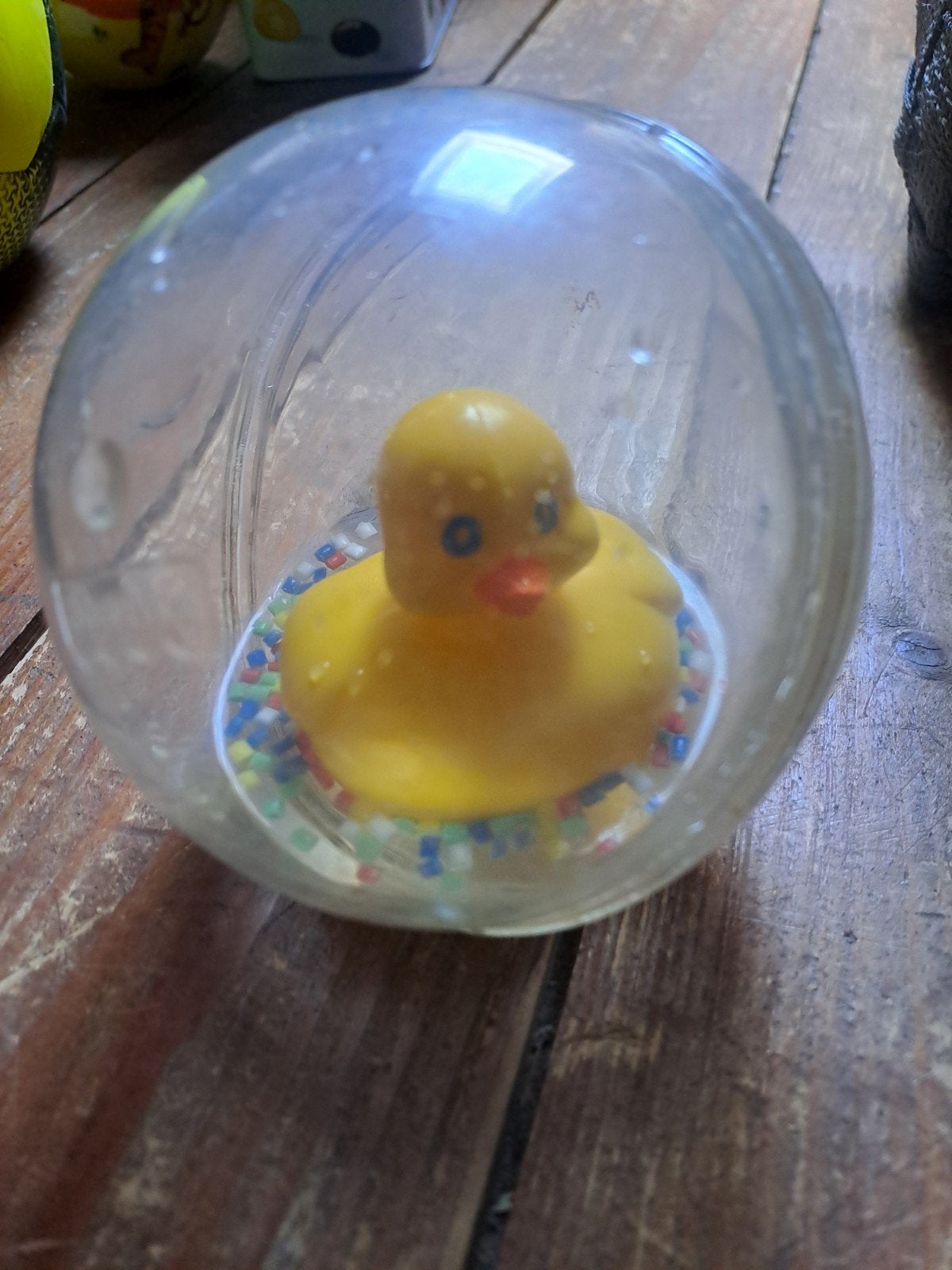 Fisher price speelbal badeend voor in bad, Ophalen of Verzenden, Gebruikt, Overige typen, Met geluid