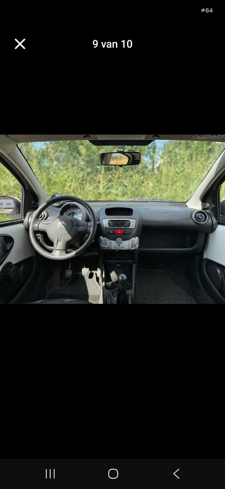 Gebruikte autoradio met CD C1 2013 km staan is 189.500, Ophalen