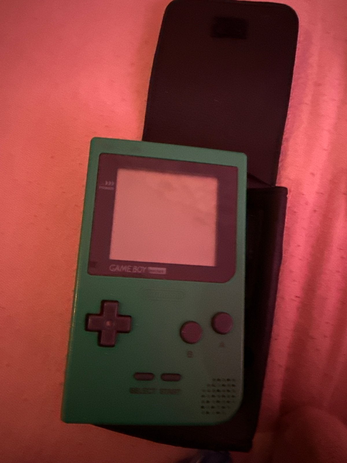 Game Boy Pocket MGB-001 Groen met beschermhoes, Ophalen, Gebruikt, Overige genres, 1 speler