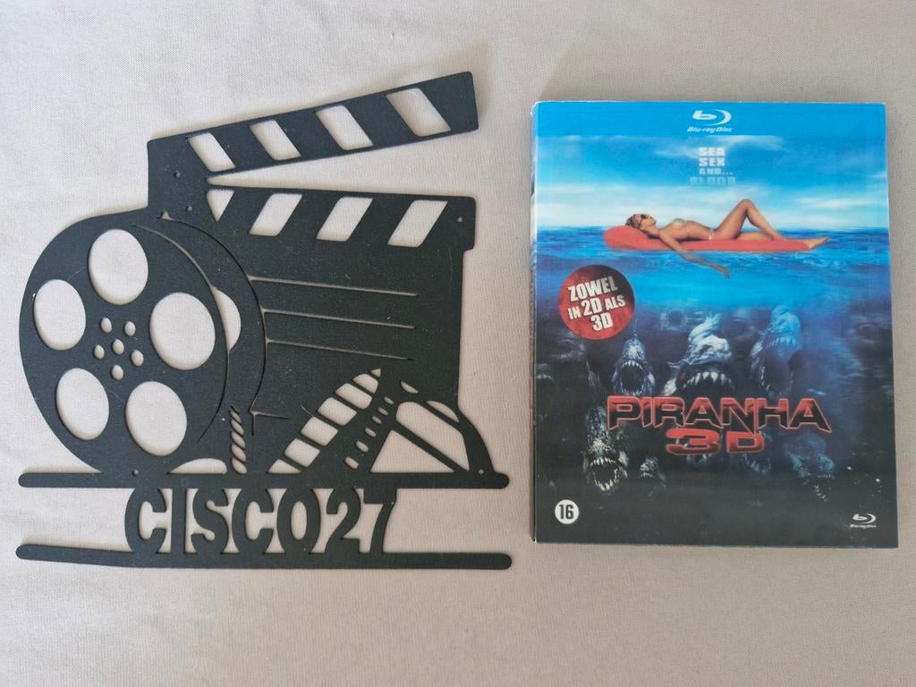 Piranha 3D + slipcover, Cd's en Dvd's, Blu-ray, Ophalen of Verzenden, Zo goed als nieuw, Horror