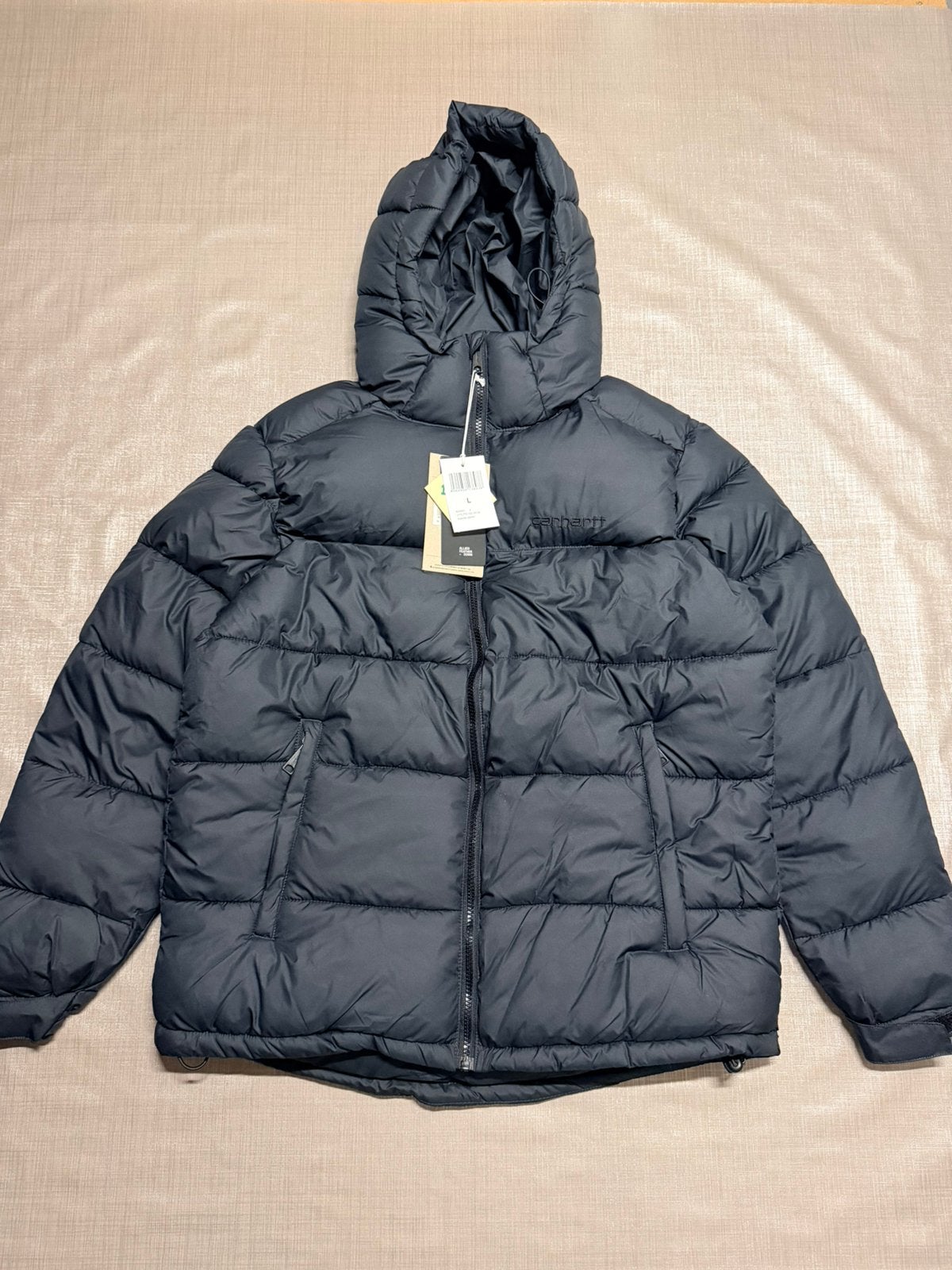 Carhartt pufferjas  Zwart maat M/L, Carhartt, -, Maat 48/50 (M), Zwart