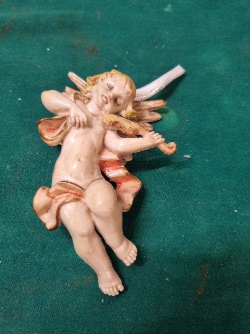 engel met viool hangend polysteen, Ophalen of Verzenden, 'T Olde Gre-j, Info@toldegrej.nl, Endepoelstraat 20f Didam