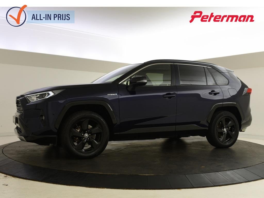 Toyota RAV4 2.5 Hybrid AWD Bi-Tone | Trekhaak | Elektr. a. k, Automaat, 12 maanden, Stof, Gebruikt
