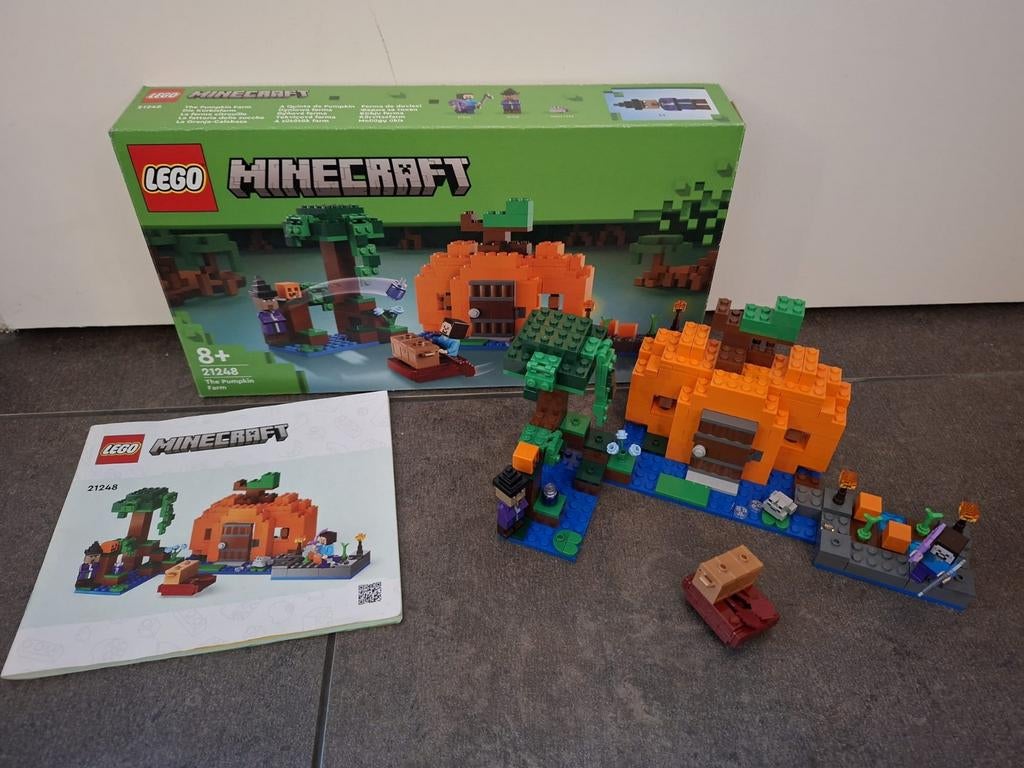 Lego Minecraft 21248 "The Pumpkin Farm", Minecraft, Lego, Ophalen of Verzenden, Zo goed als nieuw