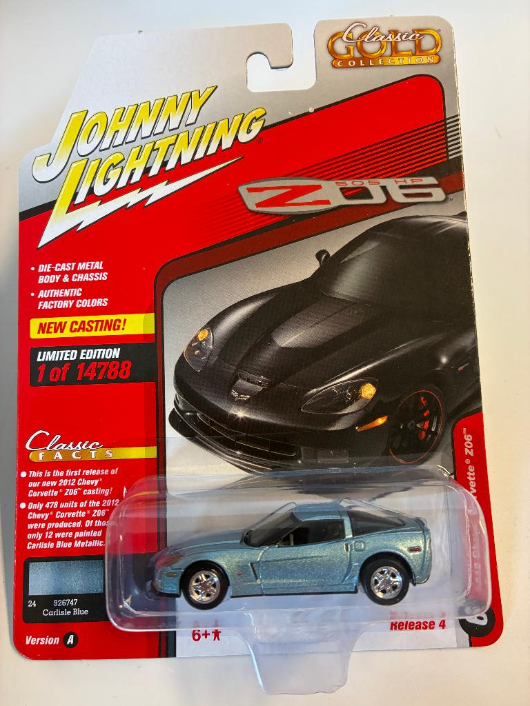 89430: Chevrolet Corvette Z06 - 2012 - Johnny Lightning 1:64, Auto, Nieuw, Ophalen of Verzenden, Bachsatztstr. 54 D 72131 Ofterdingen, Germany