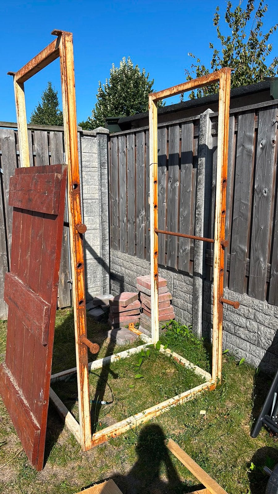 Gratis Stalen/ijzeren squatrek !, Ophalen, Gebruikt, 250 mm of meer