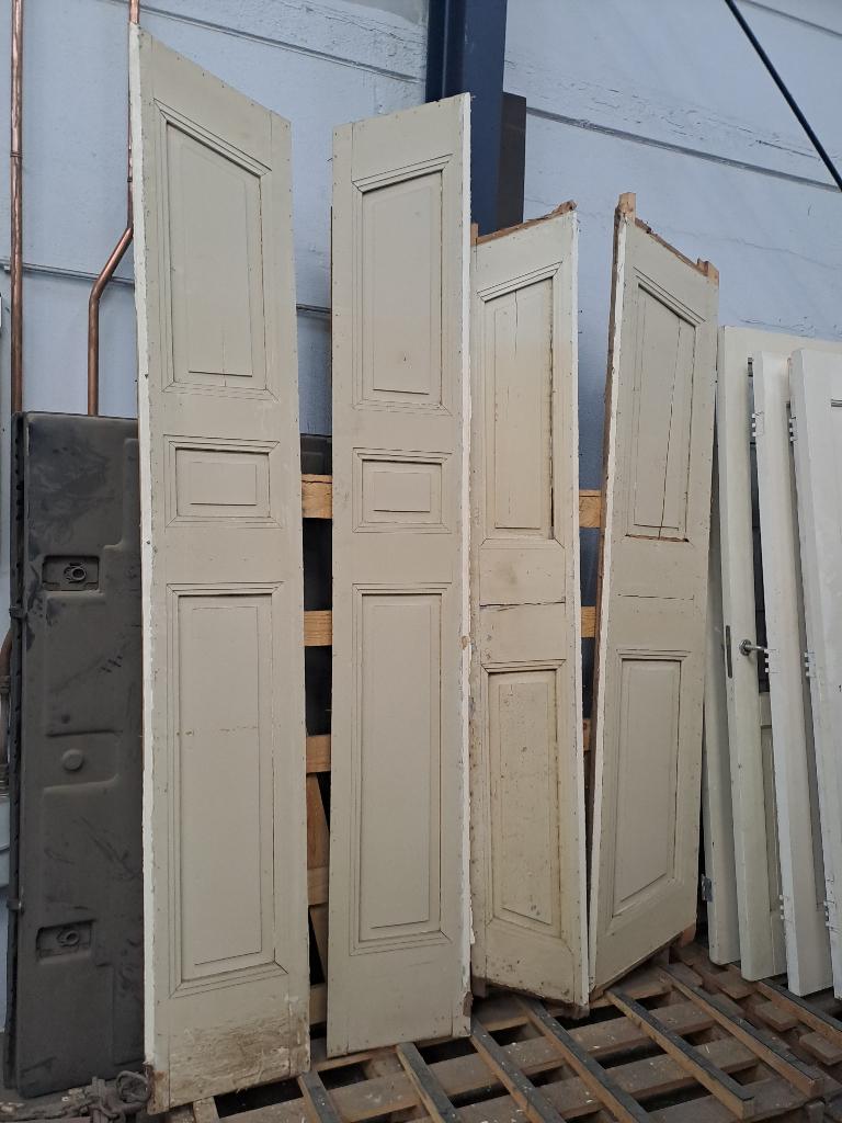 Vintage paneeldeuren en wandpanelen opknappers vanaf, Ophalen, Gebruikt, Hout, 20 tot 50 mm