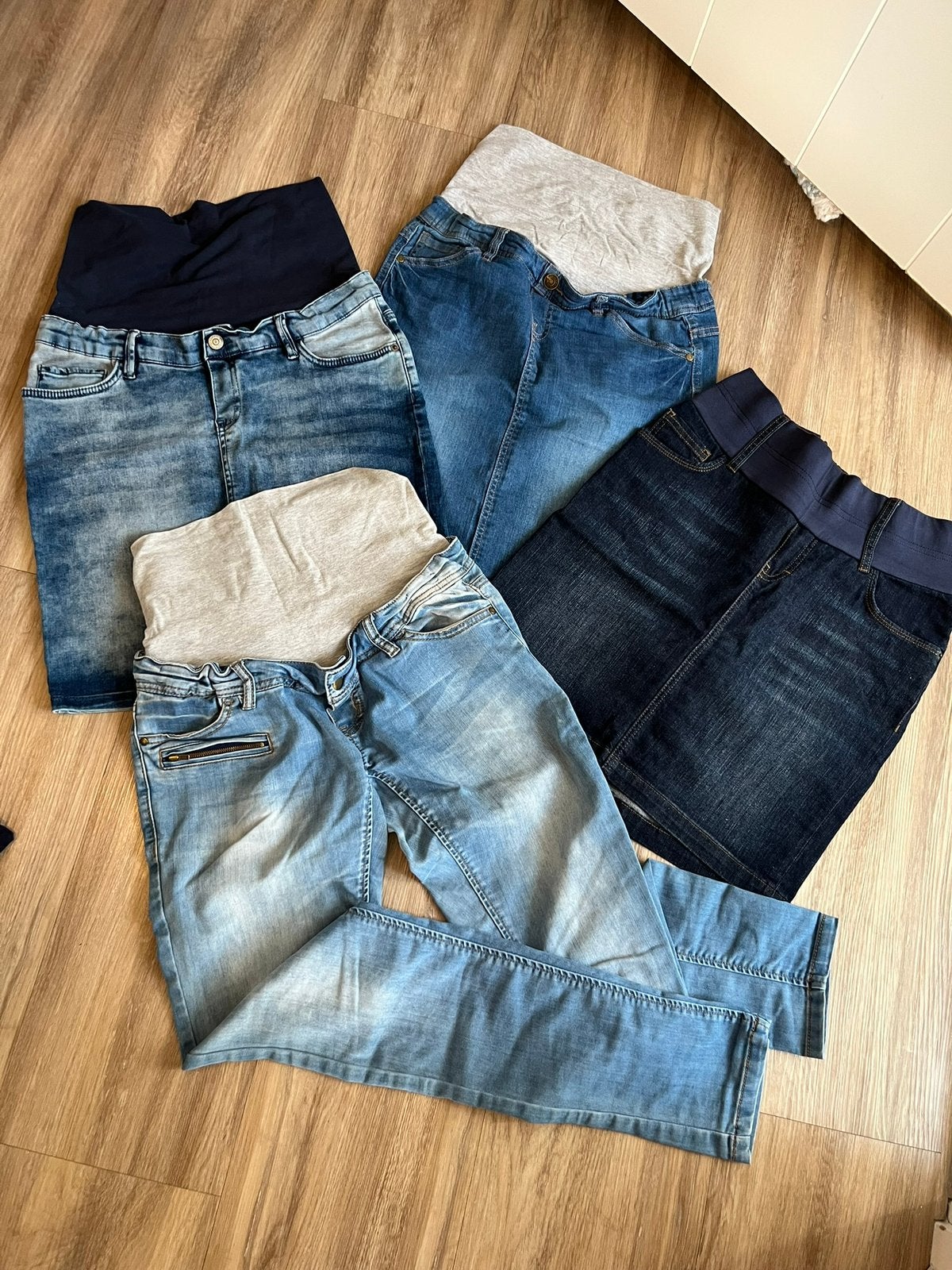 Pakket positiekleding rok-broek-shirt- jurk maat S/36, Meerkleurig, Rok, Ophalen of Verzenden, Maat 36 (S)