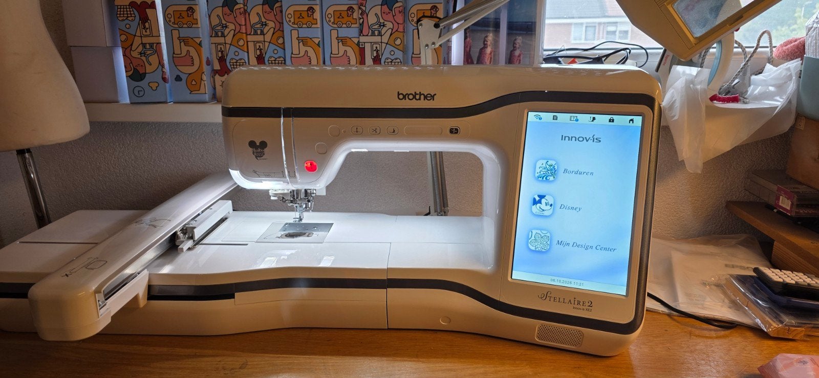 Brother Innov-is XE2 Stellair 2 borduurmachine, Ophalen, Zo goed als nieuw, Naaimachine, Brother