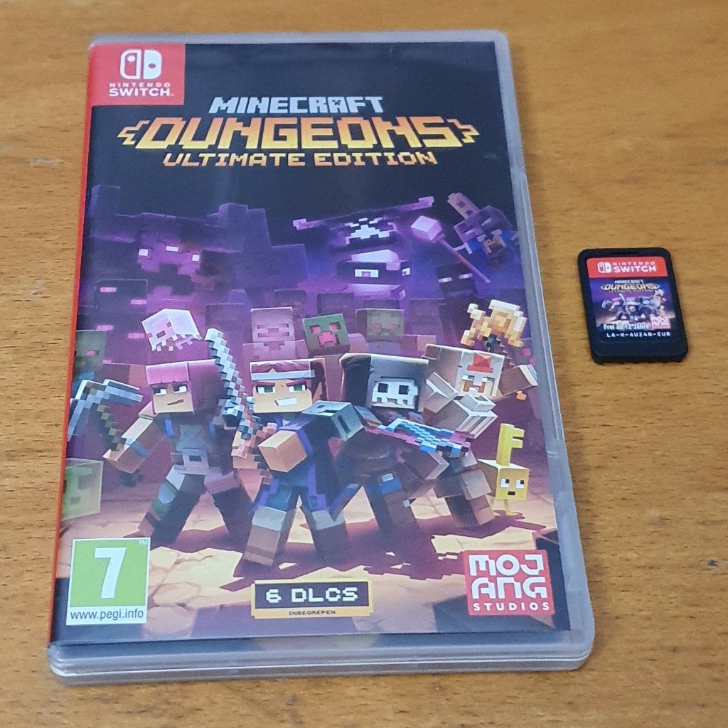 SWITCH | Minecraft Dungeons [Ultimate Edition], Spelcomputers en Games, Games | Nintendo Switch, Avontuur en Actie, Gebruikt, Ophalen of Verzenden